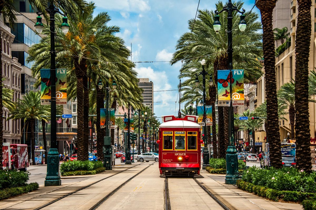 Cajun Creole Market New Orleans Street Cart Image